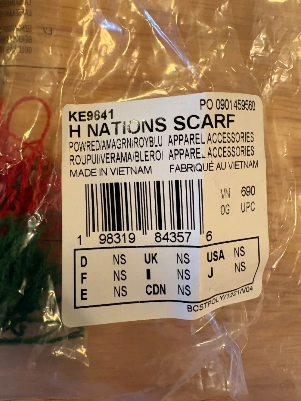 ADIDAS FIFA WORLD CUP 26 HOST NATIONS SCARF New Sealed